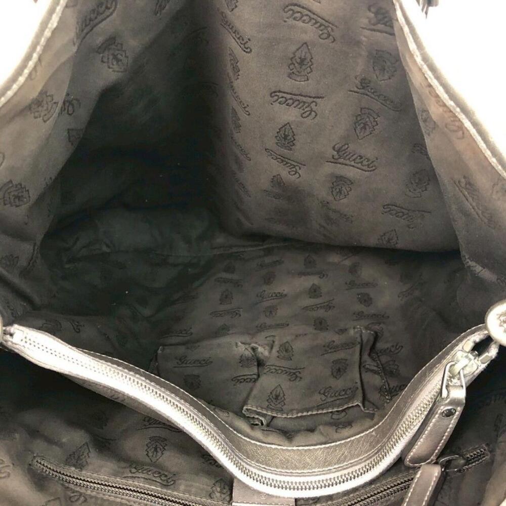 GUCCI Imprime Tote Bag Metallic Handbag - Picture 8 of 10